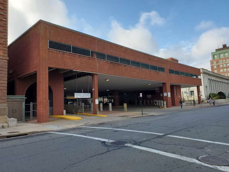 New Bedford bus terminal in October 2020