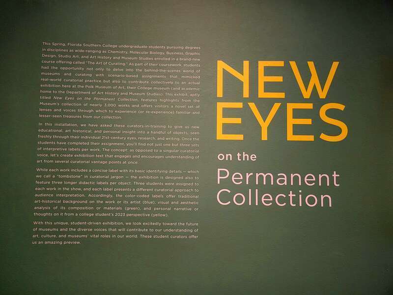 The Polk Museum of Art is located in Lakeland, Florida).