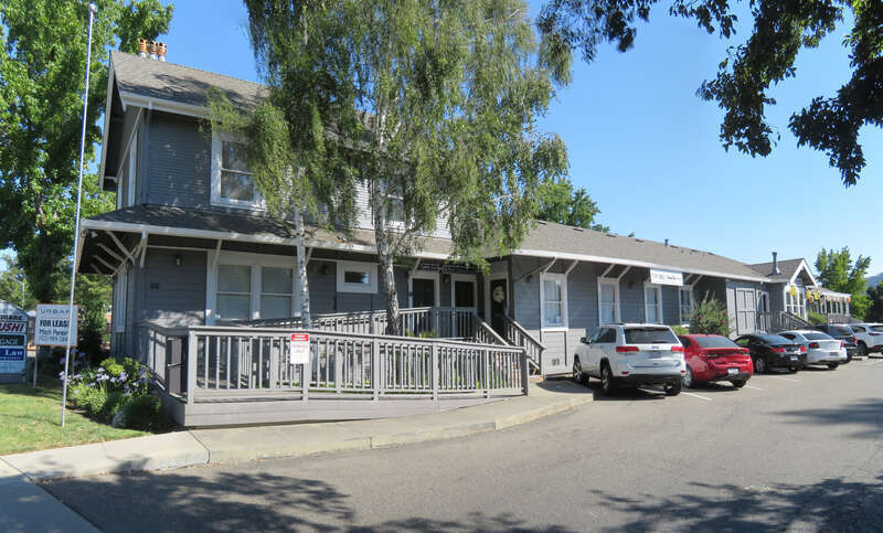 The former Pleasanton station in July 2018