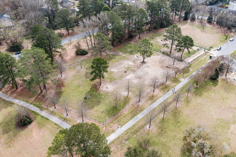 City of Greenville Off-Leash Dog Area, Monday, February 20, 2023.