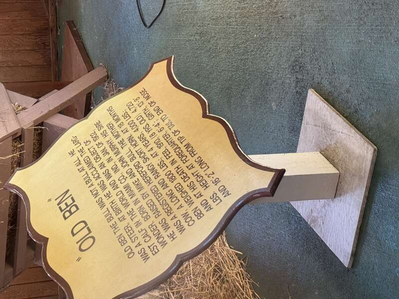 Old Ben informative signage