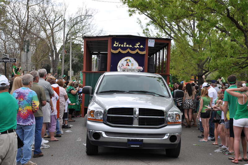 Saint Patrick's Day celebrations in Old Metairie, Louisiana.