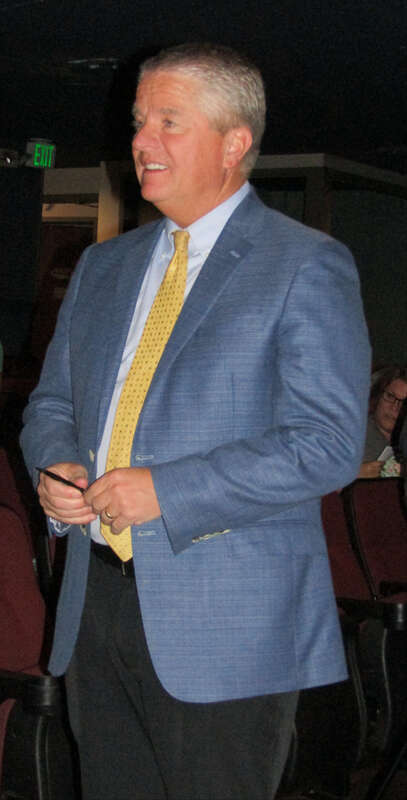 Richard Ostler at an event titled &quot;How You Can Be a Good Mormon and Support, Love and Accept LGBTQ People&quot; in the SCERA Center for the Arts.