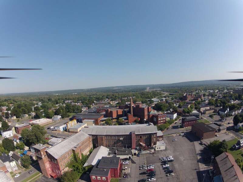 parking lot next to the utica brewery 6