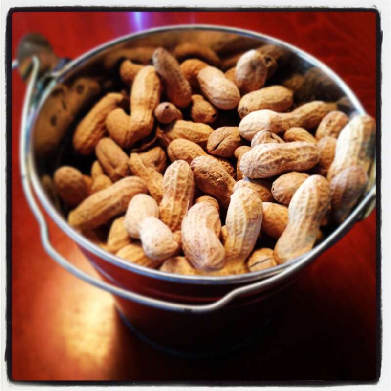 Peanuts at Texas Roadhouse, Gainesville, Florida