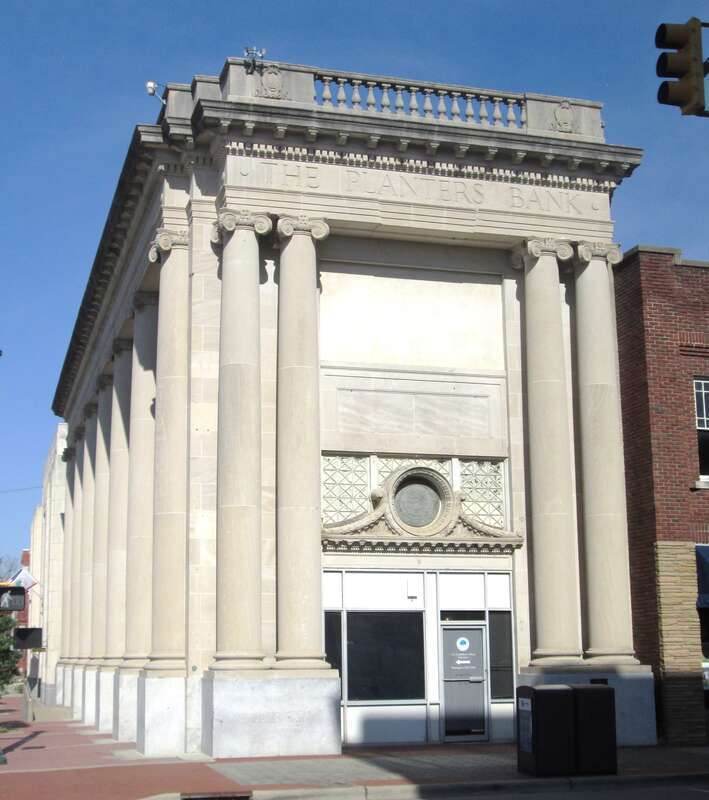 The Planter's Bank Building, located at 201 Nash Street E. at the corner of Goldsboro Street in Wilson, North Carolina, was built in 1920 in the Classical Revival style; the architect and builder are unknown. It is a three-story brick building with a