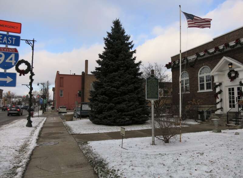 Public library historical marker