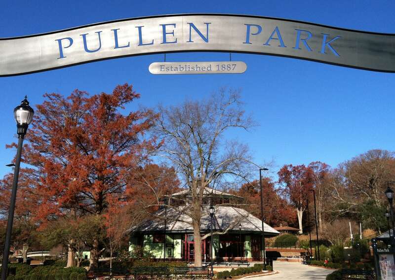 entrance to Pullen Park, Raleigh, NC