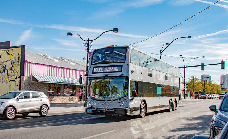 RTC (Las Vegas, NV) DEUCE | ADL Enviro500 | S Main St. @ W Charleston Blvd