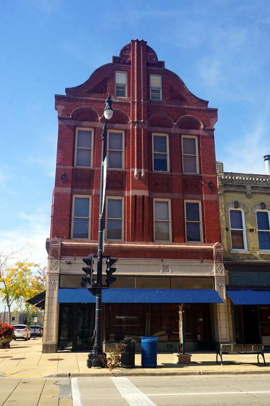 The Chauncey Hall Building in Racine, Wisconsin (United States).