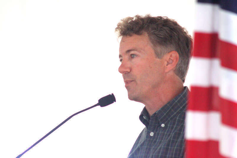 United States Senate candidate Rand Paul speaking at the Red White and Blue picnic in Owensboro, Kentucky.
Please attribute to Gage Skidmore if used elsewhere.

Unauthorized use by any candidate or candidate's committee is strictly prohibited without