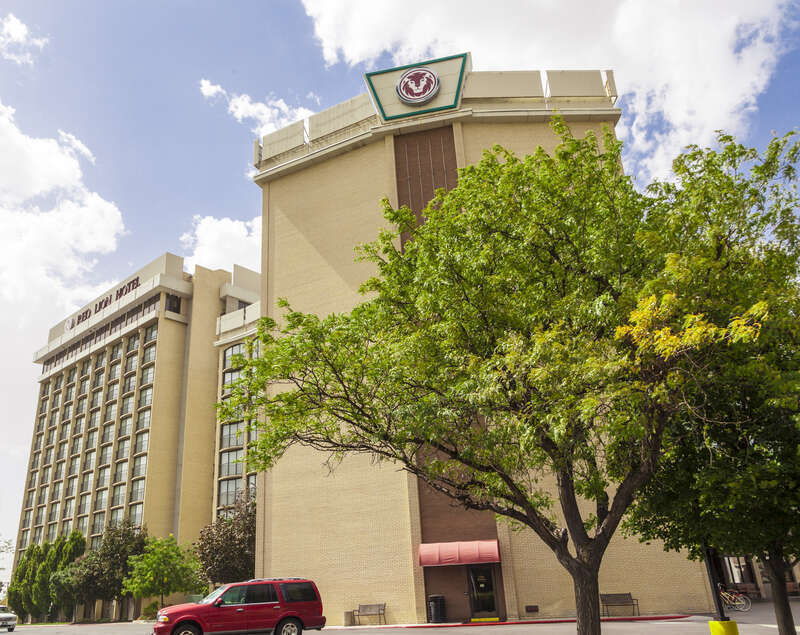 Red Lion Hotel (161 W 600 S,) in Salt Lake City, Utah, USA.