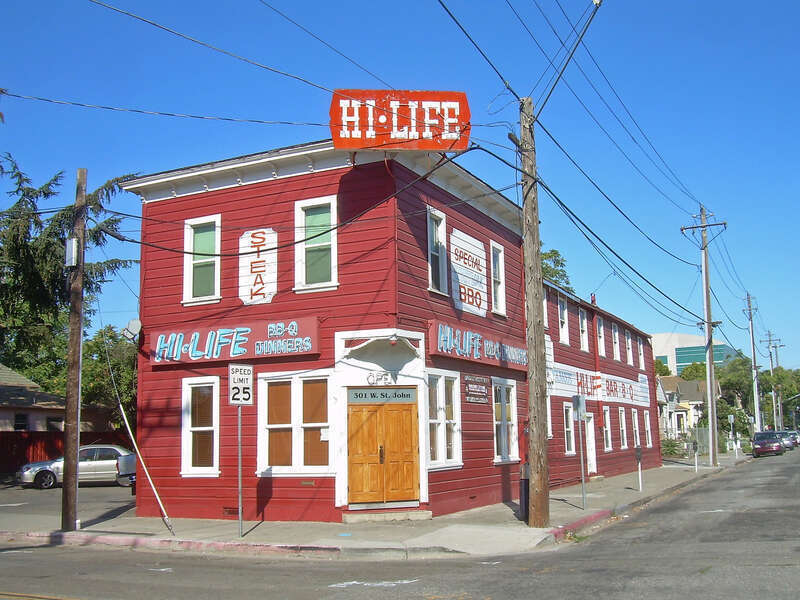San Jose, California.  In the River Street Historic District, San Jose Historic Landmark No. 107.