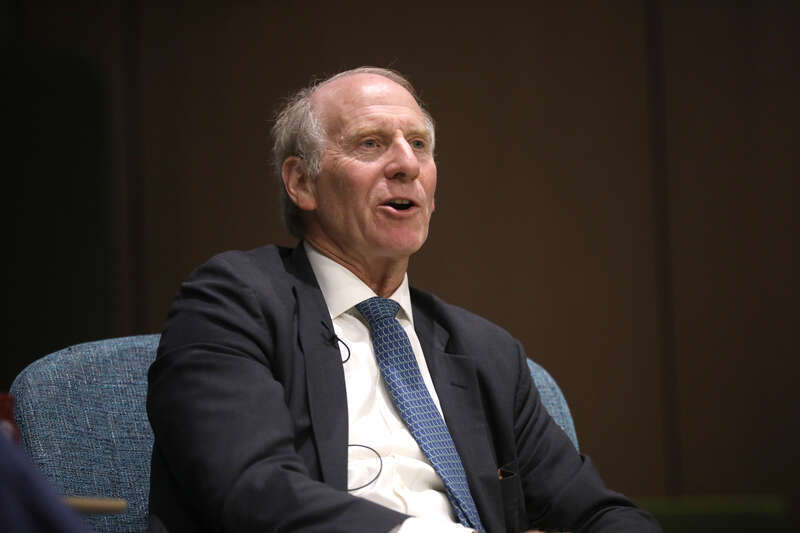 Former President of the Council on Foreign Relations Richard Haass speaking with attendees at an event at the Walton Center for Planetary Health at Arizona State University in Tempe, Arizona.

Please attribute to Gage Skidmore if used elsewhere.