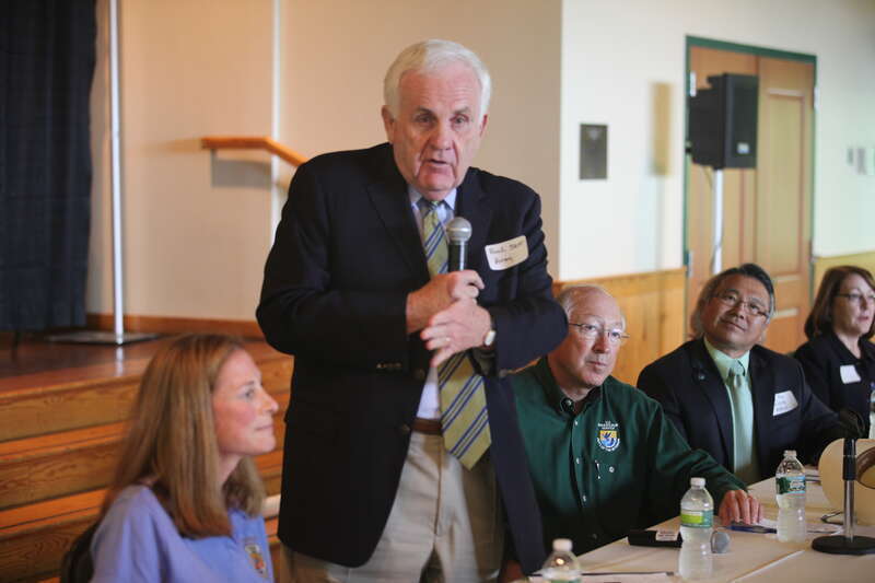 Principal Assistant Secretary of the Army (Corps of Engineers) Rock Salt speaks at the event.


Credit: USFWS