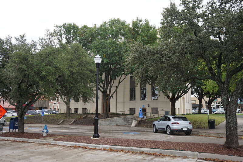 The Rockwall County Tax Office, the former Rockwall County Courthouse, in Rockwall, Texas (United States).