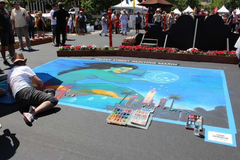 San Rafael, CA USA - Italian Street Painting Festival