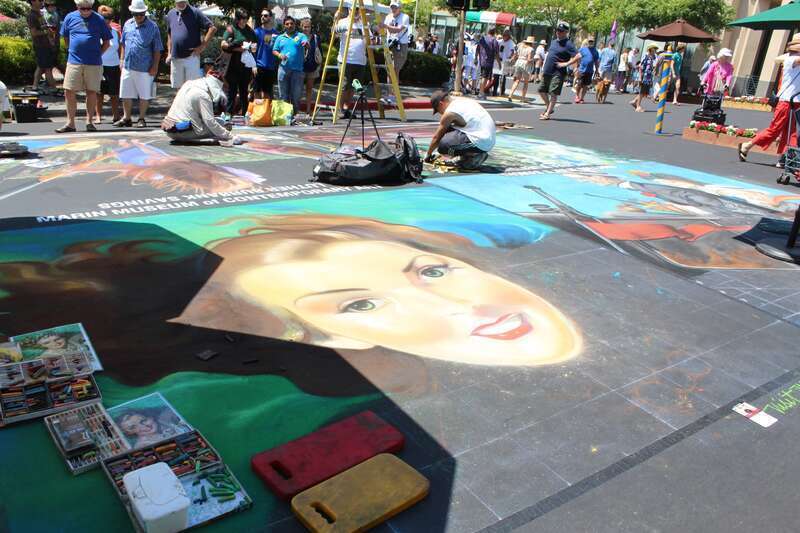 San Rafael, CA USA - Italian Street Painting Festival