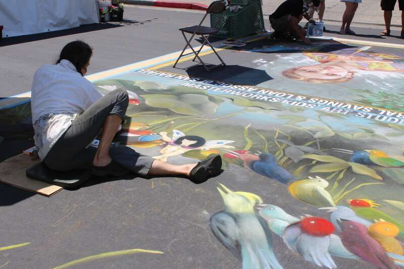 San Rafael, CA USA - Italian Street Painting Festival