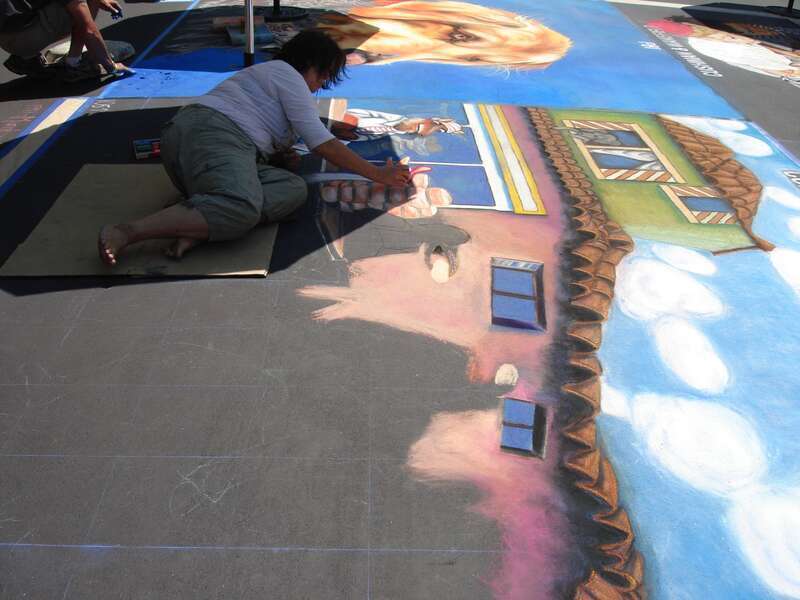 San Rafael, CA USA - Italian Street Painting Festival