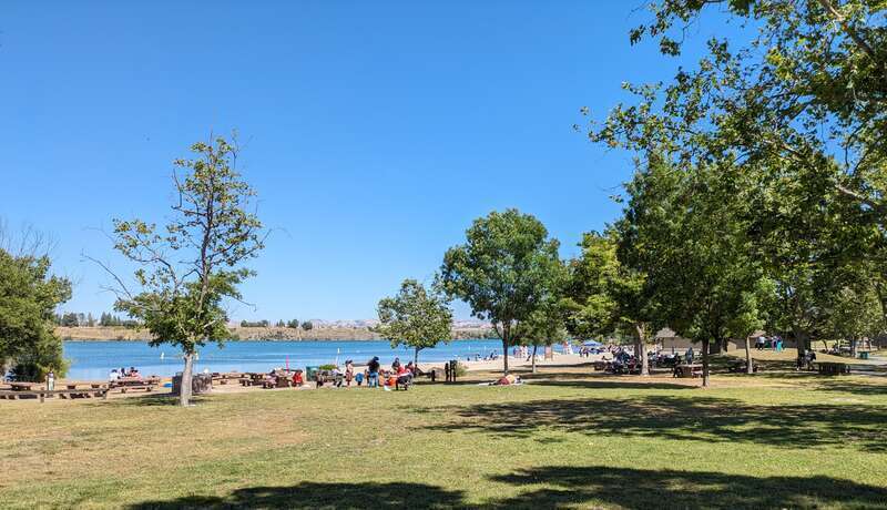 Shadow Cliffs Regional Recreation Area in Alameda County, California, United States.