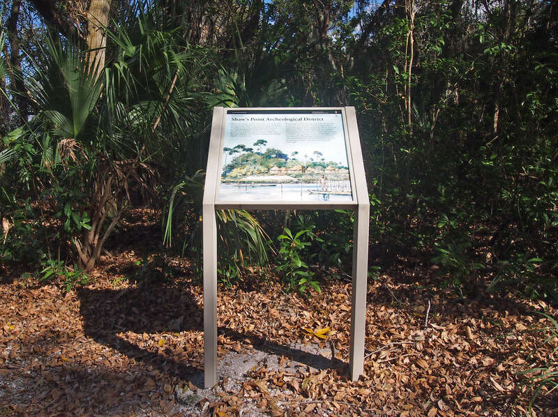 Shaw's Point Archeological District sign on the Memorial Trail, Riverview Pointe Preserve, 8250 Desoto Memorial Highway, Bradenton, Florida, United States.  





This is an image of a place or building that is listed on the National Register of
