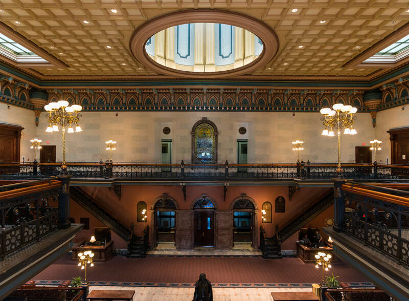 An interior view of the South Carolina State House, Columbia