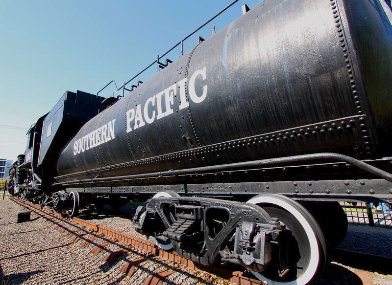 Between Minute Maid Field and the George R Brown Convention Center