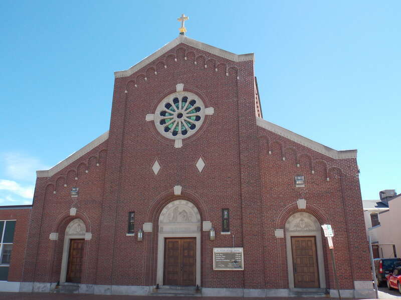 St. Peter's Catholic Church on Federal Street in Portland, Maine.