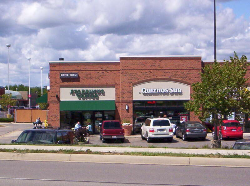 Starbuck's and Quiznos Sub