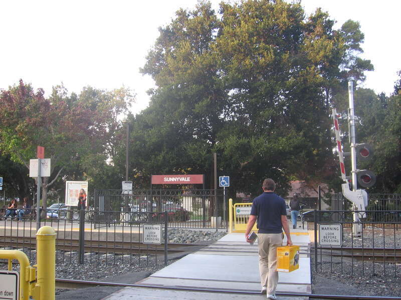 The Sunnyvale (Caltrain station) in Sunnyvale, California, USA.