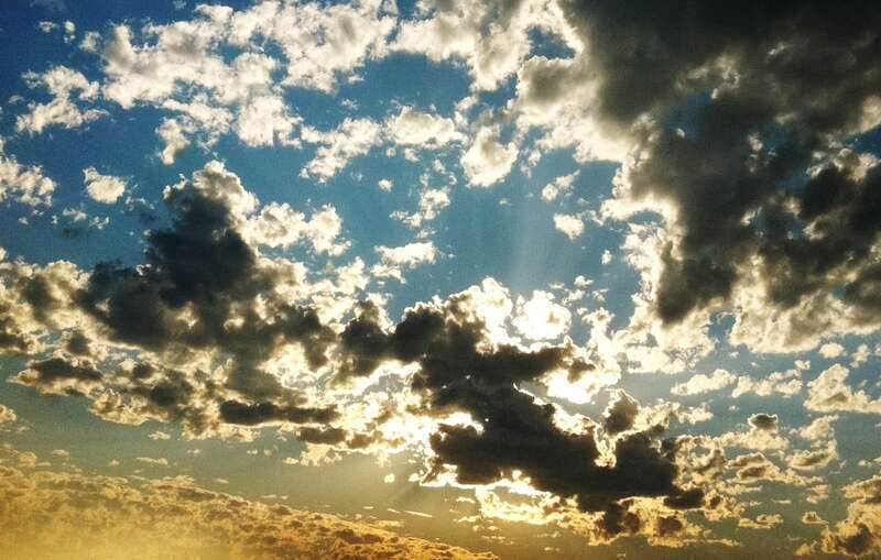 Sunset from the 91, September 2011