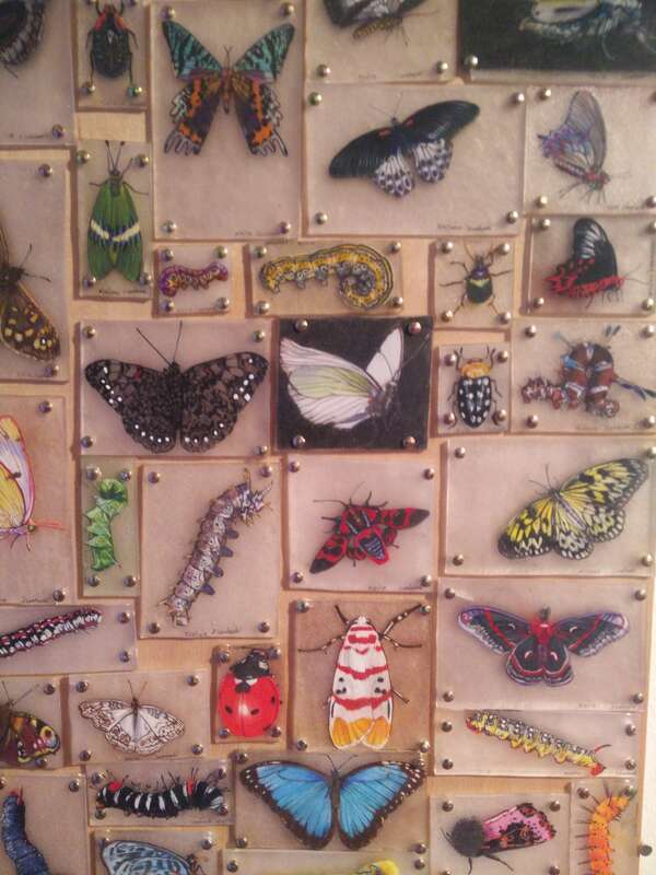 Shrinky Dinks butterflies on auction.