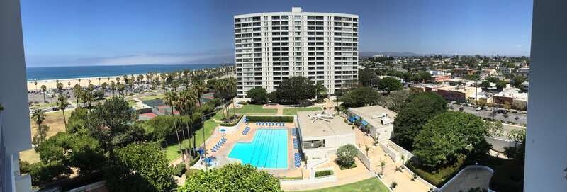 THE SHORES - VIEW OF NORTH TOWER - SANTA MONICA, CA.
