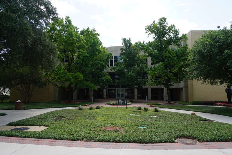 Charles D. Tandy Hall on the campus of Texas Christian University in Fort Worth, Texas (United States).