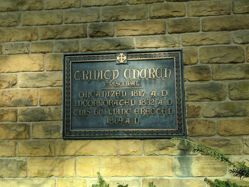 Trinity Episcopal sign, Columbus, Ohio.