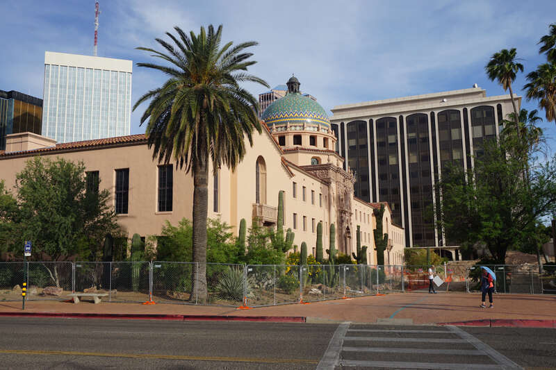 The Pima County Courthouse in Tucson, Arizona (United States).
