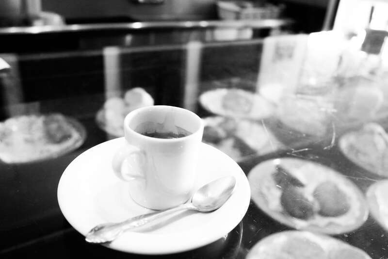 Espresso at Twiggs Coffeehouse in the University Heights neighborhood of San Diego, California