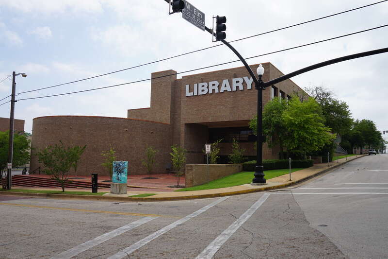 The Tyler Public Library in Tyler, Texas (United States).