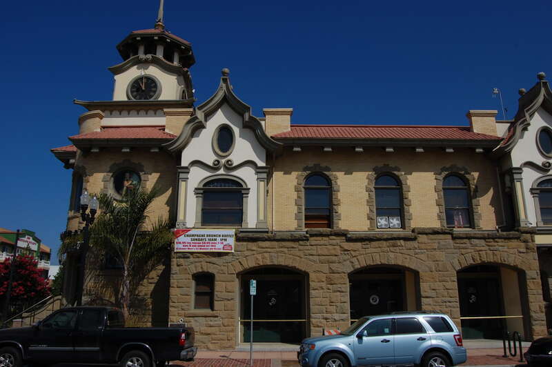 The original Gilroy City Hall. built in 1905. 7400 Monterey Street. Gilroy, California, United States.
