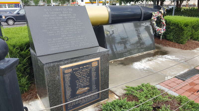 USS Golet (SS-361) Submarine Memorial located in Metairie in Orleans Parish, Louisiana  at Veterans and Causeway