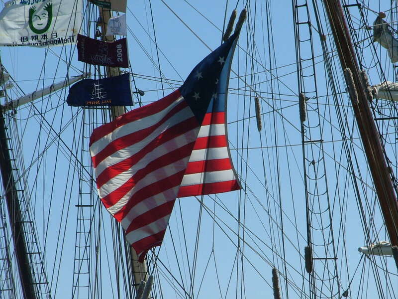 US Flag Tall Ships Oxnard Harbor,CA 8.10.08