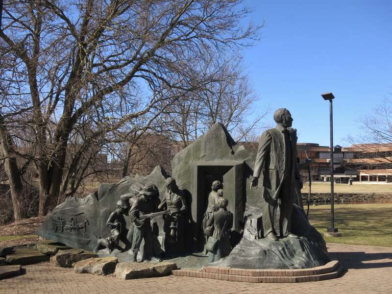 Underground Railroad sculpture