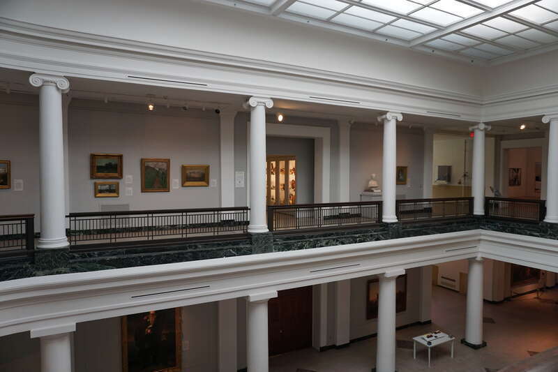 The European &amp;amp; American Art Gallery at the University of Michigan Museum of Art in Ann Arbor, Michigan (United States).