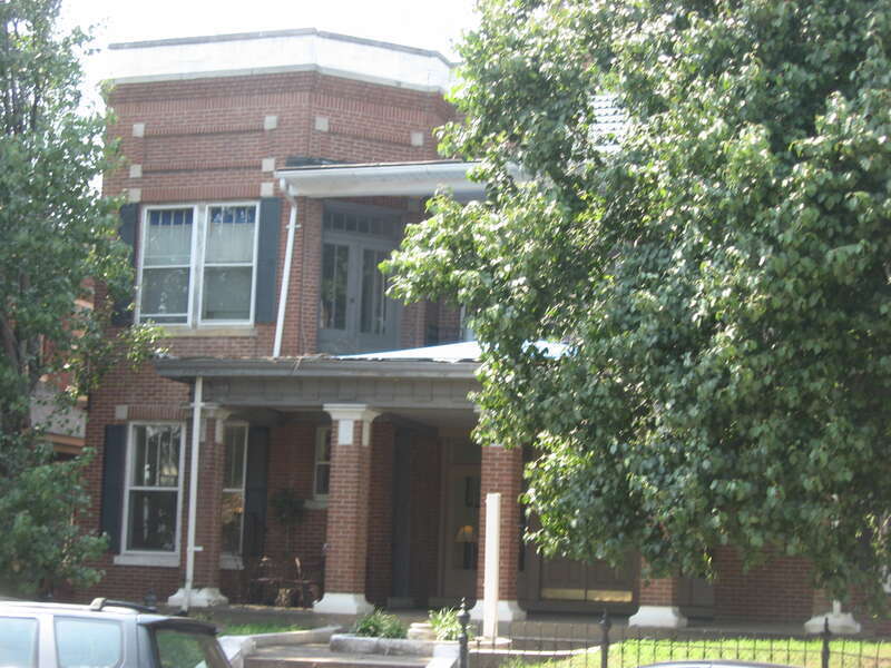 Front of the Van Cleave Flats, located at 704-708 Court Street in Evansville, Indiana, United States.  Built in 1910, it is listed on the National Register of Historic Places.