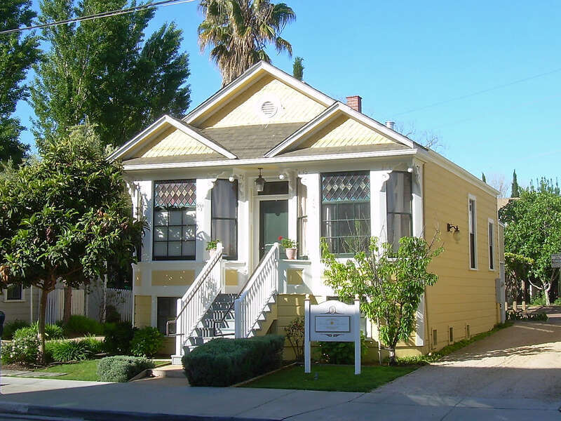 San Jose, California.  In the River Street Historic District, San Jose Historic Landmark No. 107.