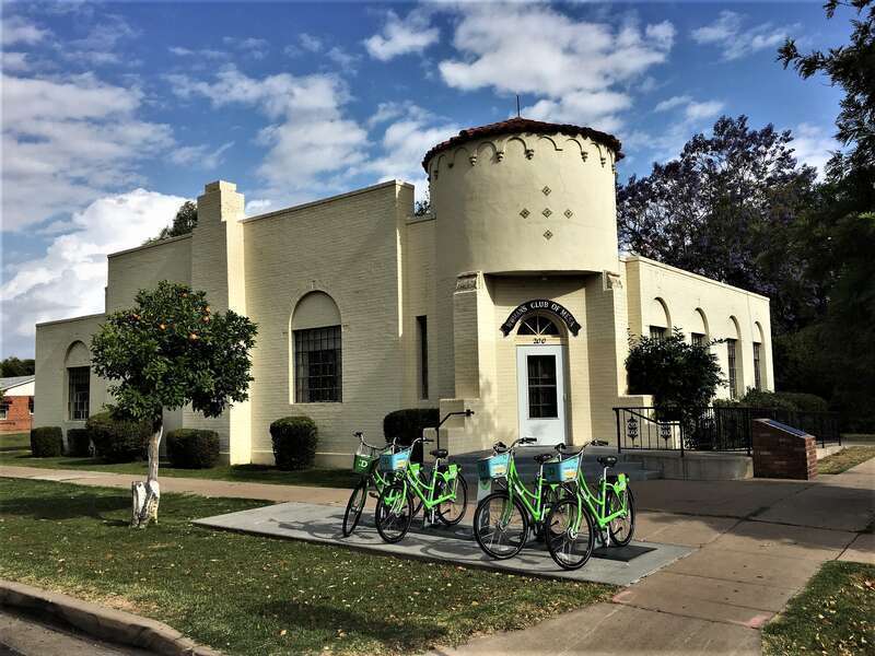 West Second Street Historic District  Structure is the Woman's Club of Mesa at 200 N. McDonald Street.