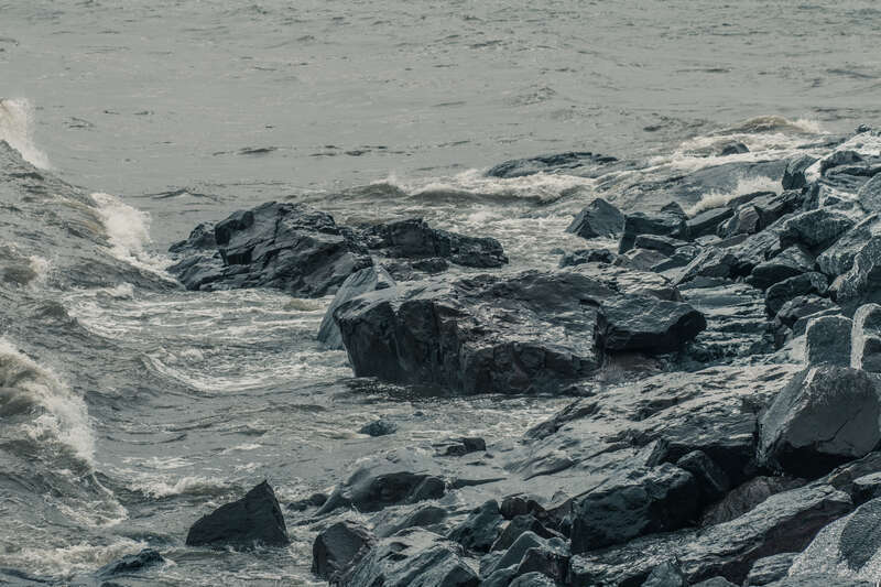 Waves after a Storm, Duluth