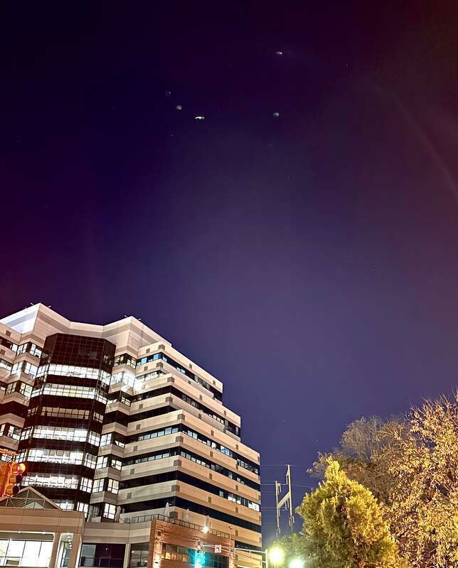 We saw a bit of the aurora 