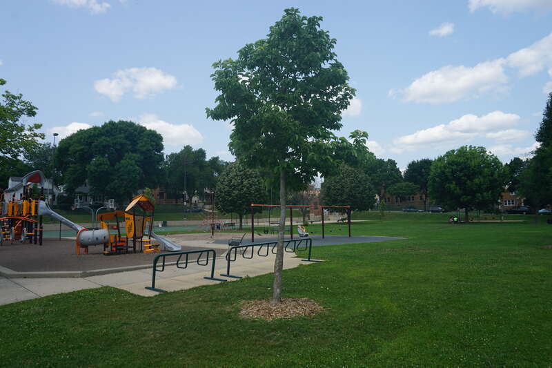 Liberty Heights Park in West Allis, Wisconsin (United States).